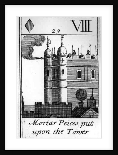 Mortar Pieces Put on the Tower of London by English School
