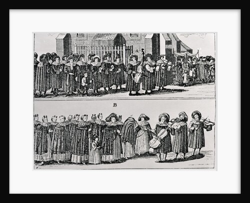 Jewish Carnival Procession by German School
