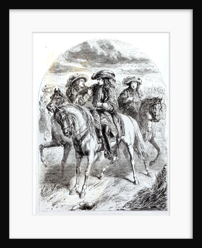 William III Wounded at the Battle of the Boyne, 1st July 1690 by English School