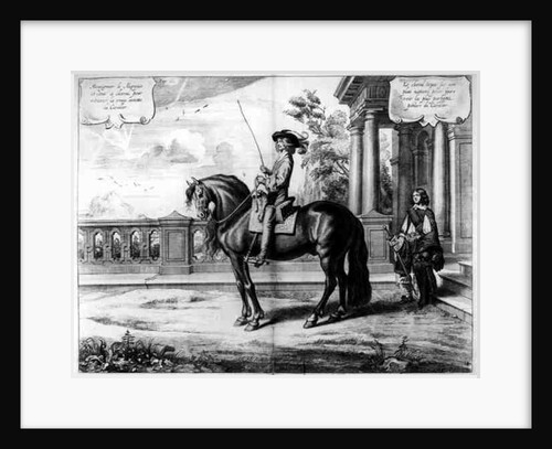 Illustration from a Riding Manual by Abraham Jansz. van Diepenbeeck