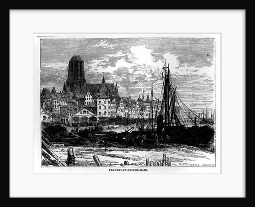 View of Frankfort-on-the-Main with the White Ladies Church in the background by William Henry James Boot