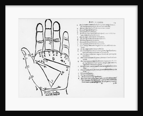 Palmistry by English School