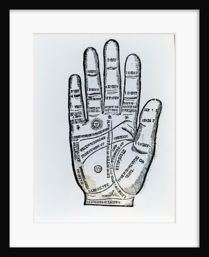 Palmistry by English School