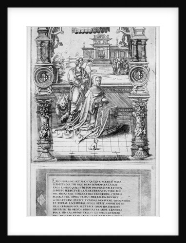 Epitaph of Margaret of Austria by Nicholas Hogenberg