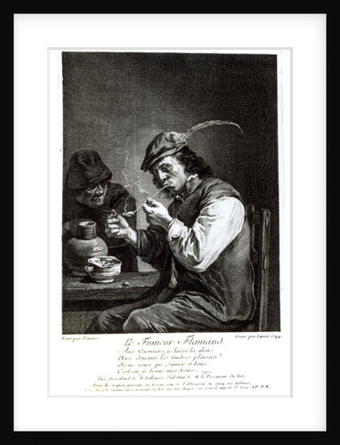 The Flemish Smoker by David the Younger Teniers (after)