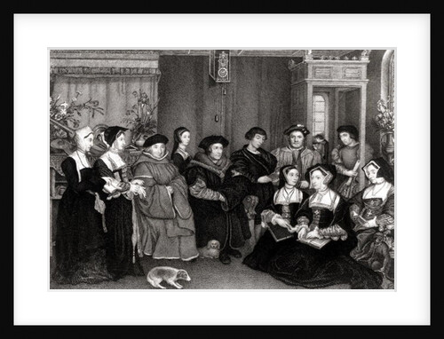 The Family of Thomas More, Chancellor of England by Hans Holbein the Younger