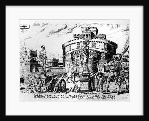 Pope Clement VII is Held Besieged by Charles V High in Hadrian's Tower, 1527 by Italian School