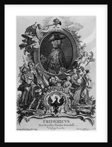 Portrait of Frederick II by Antoine (after) Pesne