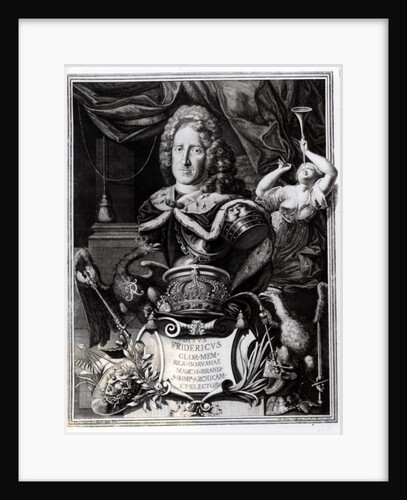 Portrait of Frederick William I, King of Prussia by Friedrich Wilhelm Weidemann