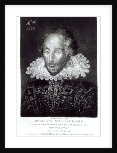 Portrait of William Shakespeare by English School