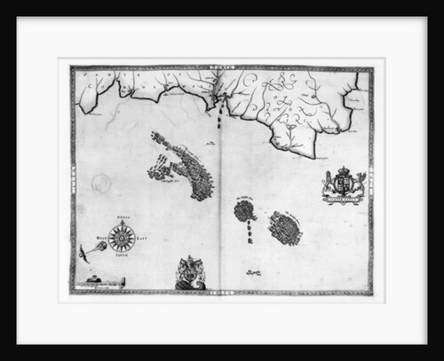 Map No.3 Showing the route of the Armada fleet by Robert Adams