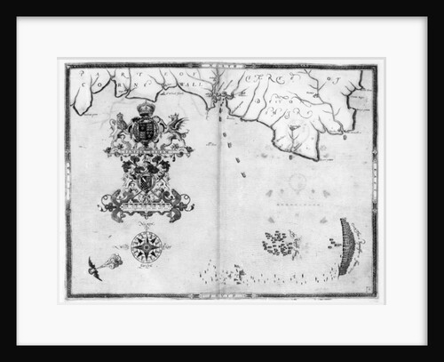 Map No.4 Showing the route of the Armada fleet by Robert (after) Adams