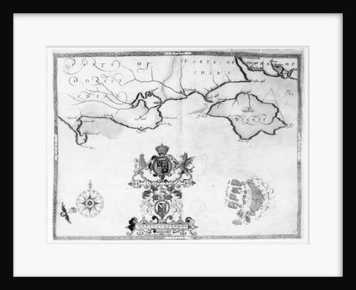 Map No.7 showing the route of the Armada fleet by Robert (after) Adams