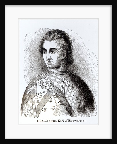Portrait of John Talbot, first Earl of Shrewsbury by English School