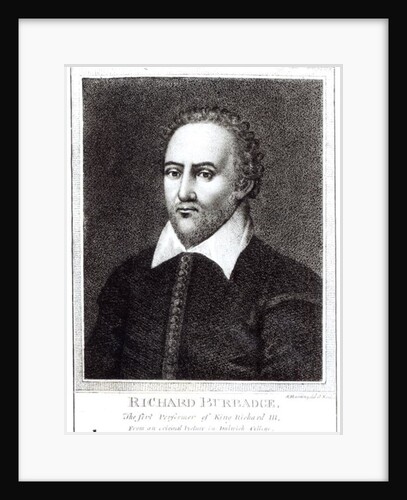 Portrait of Richard Burbadge by Samuel Harding