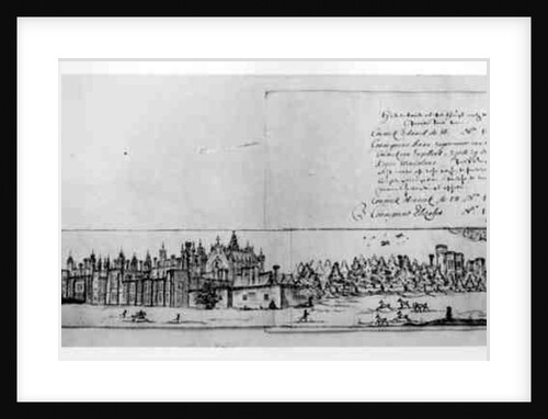 View of Hampton Court Palace by English School