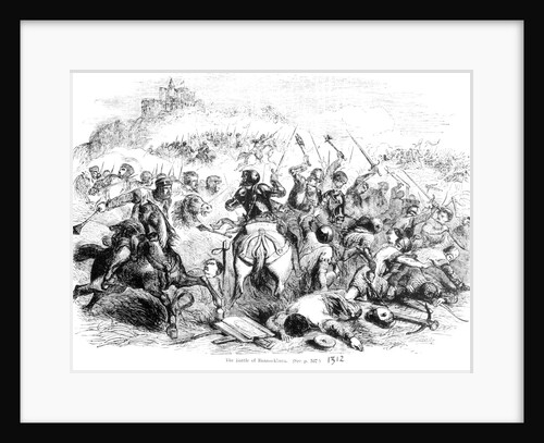 The Battle of Bannockburn in 1314 by English School