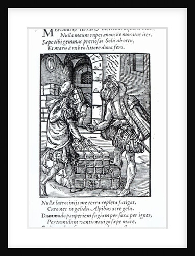 The Merchant. by German School