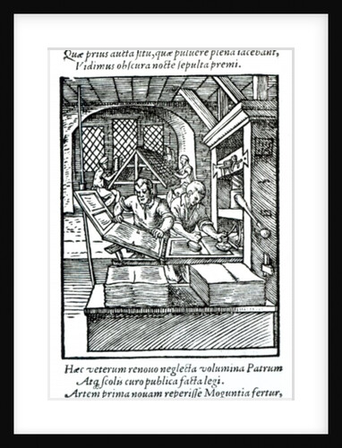 The Typographer. by German School