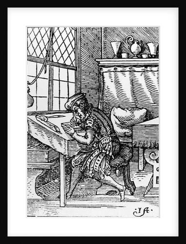 The Engraver by German School