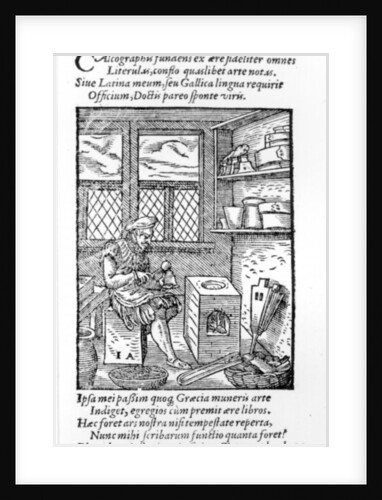 The Letter Plate Maker, published by Hartman Schopper by German School
