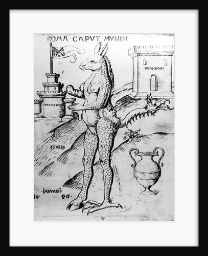 Rome, Capital of the World, 1596 by Italian School