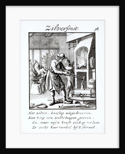 The Silversmith, 1718 by Dutch School