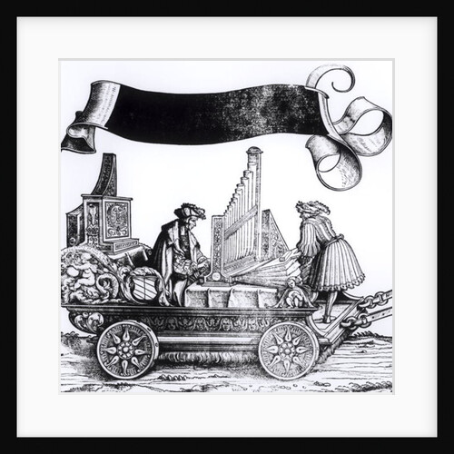 A Musical Carriage by Hans Burgkmair