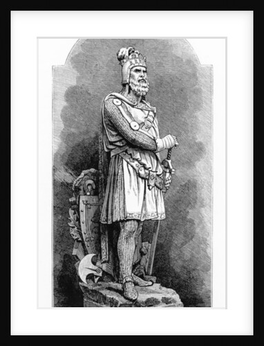 Statue of King Robert the Bruce at Stirling by English School