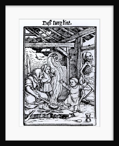 Death Taking a Child by Hans Holbein the Younger