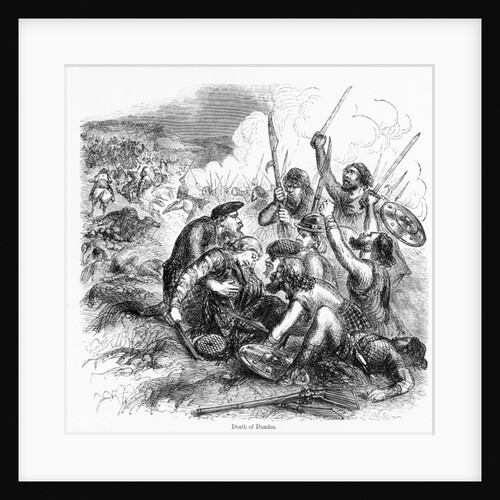 Death of Dundee in 1675 by English School