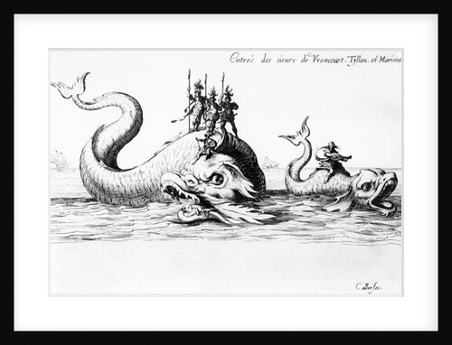 The Entrance of the Lords of Vroncourt, Tyllon, and Marimont by Jacques Callot
