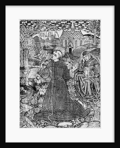 St. Francis Receiving the Stigmata by English School