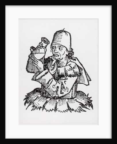 St. Anthony from 'Liber Chronicarum' by Hartmann Schedel 1493 by German School