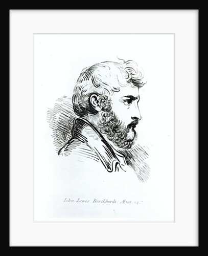 Portrait of John Lewis Burckhardt at the Age of 24 by English School