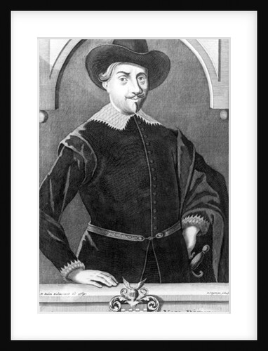 Portrait of Antony van Diemen engraved by Dirk Jongman by Matthys (after) Balen