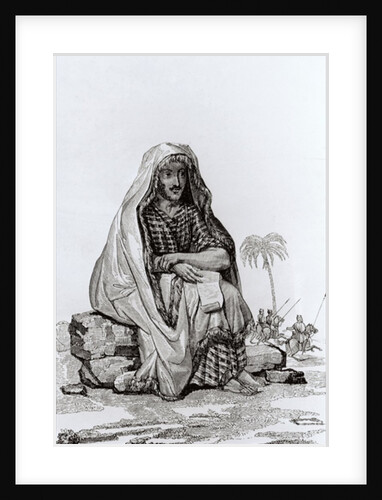 Mr Caillie Meditating Upon the Koran and Taking Notes by English School