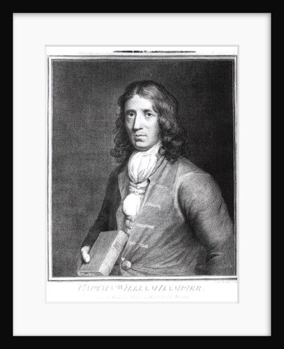 Portrait of Captain William Dampier engraved by Sherwin by English School