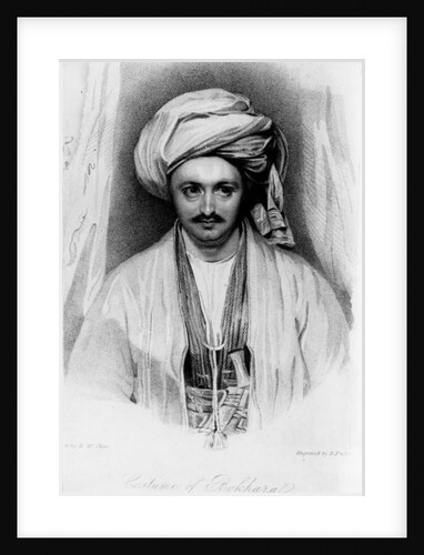 Portrait of Sir Alexander Burnes engraved by E.Findes by D (after) McClise