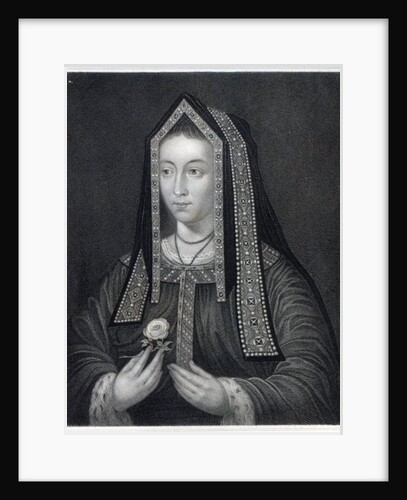 Portrait of Elizabeth of York by William the Younger Holl