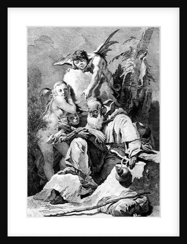 St. Anthony Abbot enduring the temptations of the Devil by Giovanni Battista Tiepolo