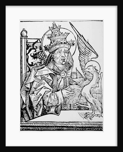 St. Gregory the Great from 'Liber Chronicarum' by Hartmann Schedel 1493 by German School