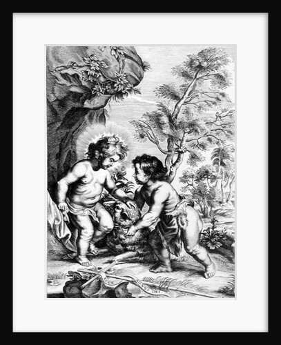Christ and John the Baptist by Gaspar Huberti