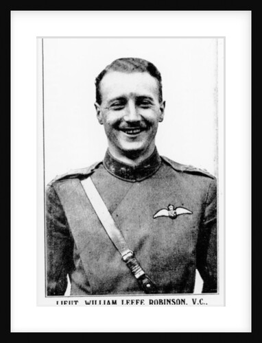 Portrait of Lieutenant William Leefe Robinson by English Photographer