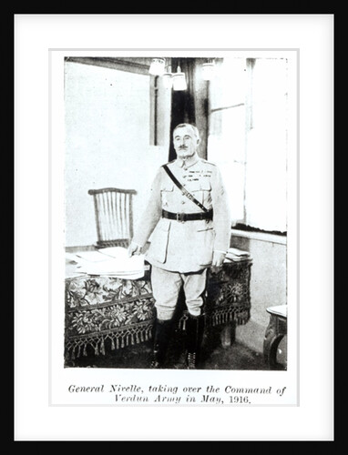 General Robert Nivelle Taking Over the Command of the Army at Verdun, May 1916 by French Photographer