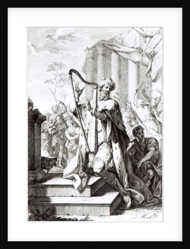 King David Playing the Lyre by Giuseppe Camerata (after)