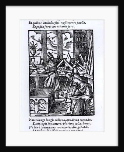 The Woodworker by German School