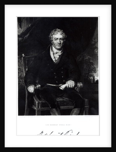 Portrait of Sir Robert Peel by Thomas Lawrence (after)
