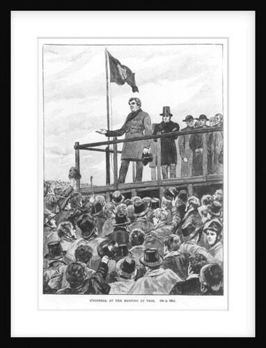 Daniel O'Connel at the meeting at Trim by English School