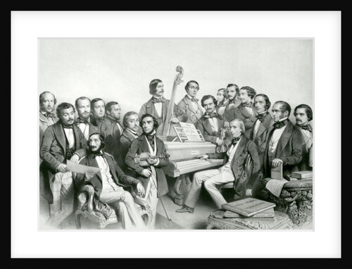 The Musical Union, publ. by Hanhart, 1851 by Charles Baugniet